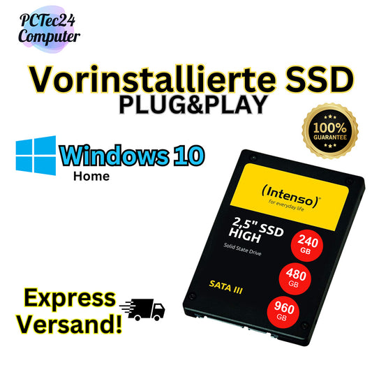 SSD Festplatte - Windows 10 Home