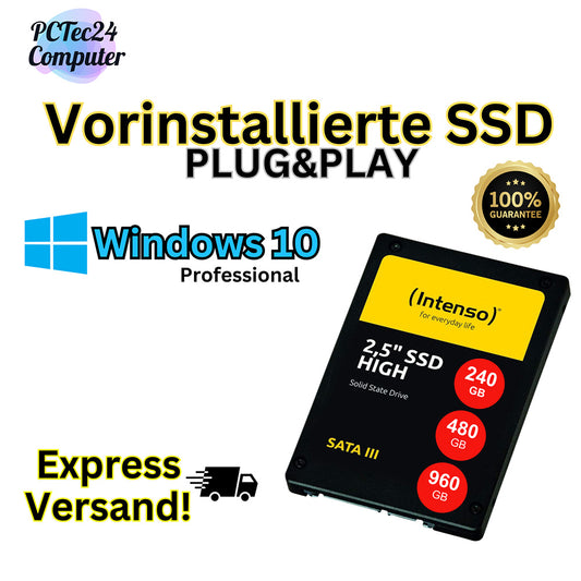 SSD Festplatte - Windows 10 Pro