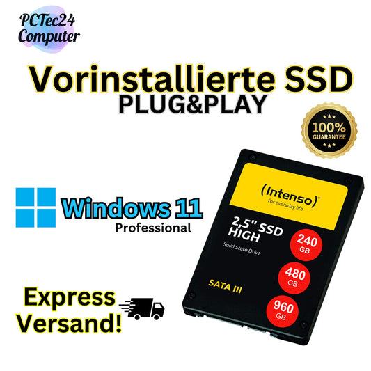 SSD Festplatte - Windows 11 Pro